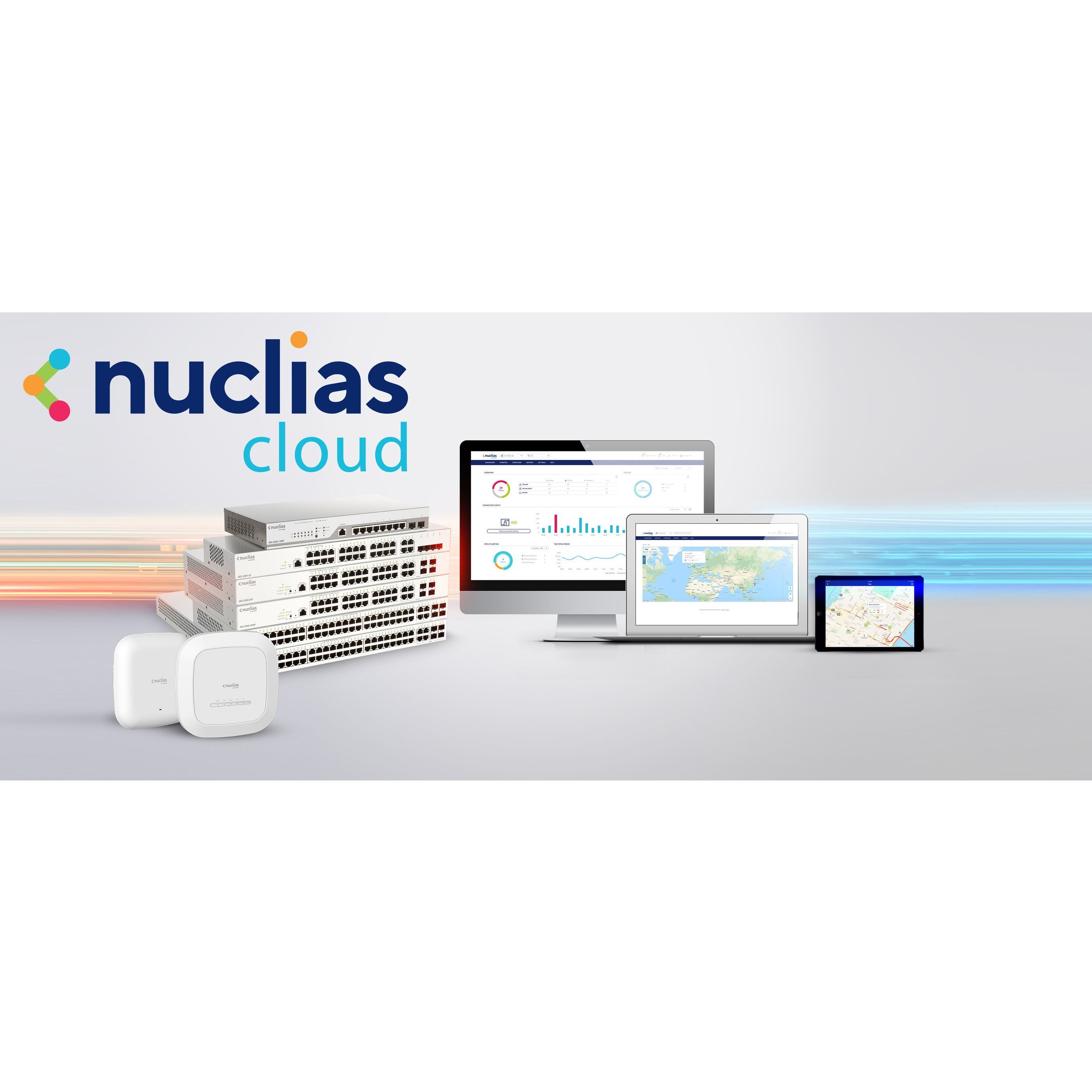 Nuclias Switch 48 Giga PoE at 370W + 4 Combo SFP DBS-2000-52MP