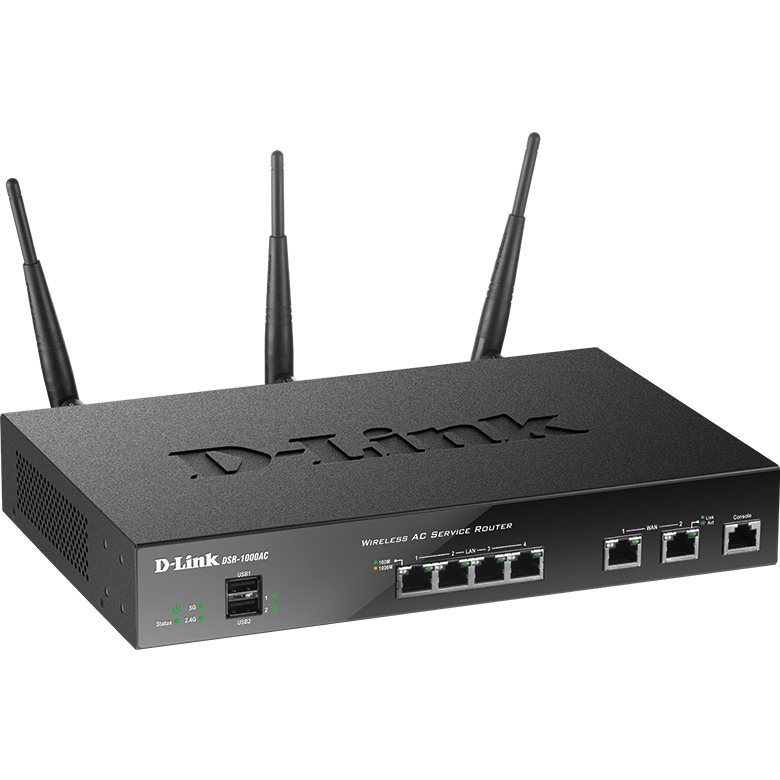 Routeur VPN Dual Wan 4 Lan Giga Wifi ac 70 VPN DSR-1000AC