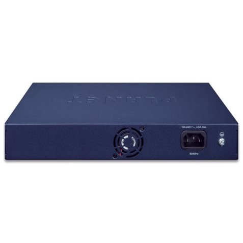 Switch 8x Giga PoE at 120W + 2 combo Giga/SFP LCD GSD-1222VHP