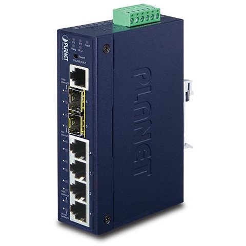   Switch   Switch indus 4 ports Giga + 2 SFP -40/75 L2+ IGS-5225-4T2S
