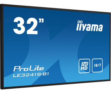   Moniteurs grand format   Moniteur 31,5 VA LED Full HD HP VGA/3xHDMI LE3241S-B1