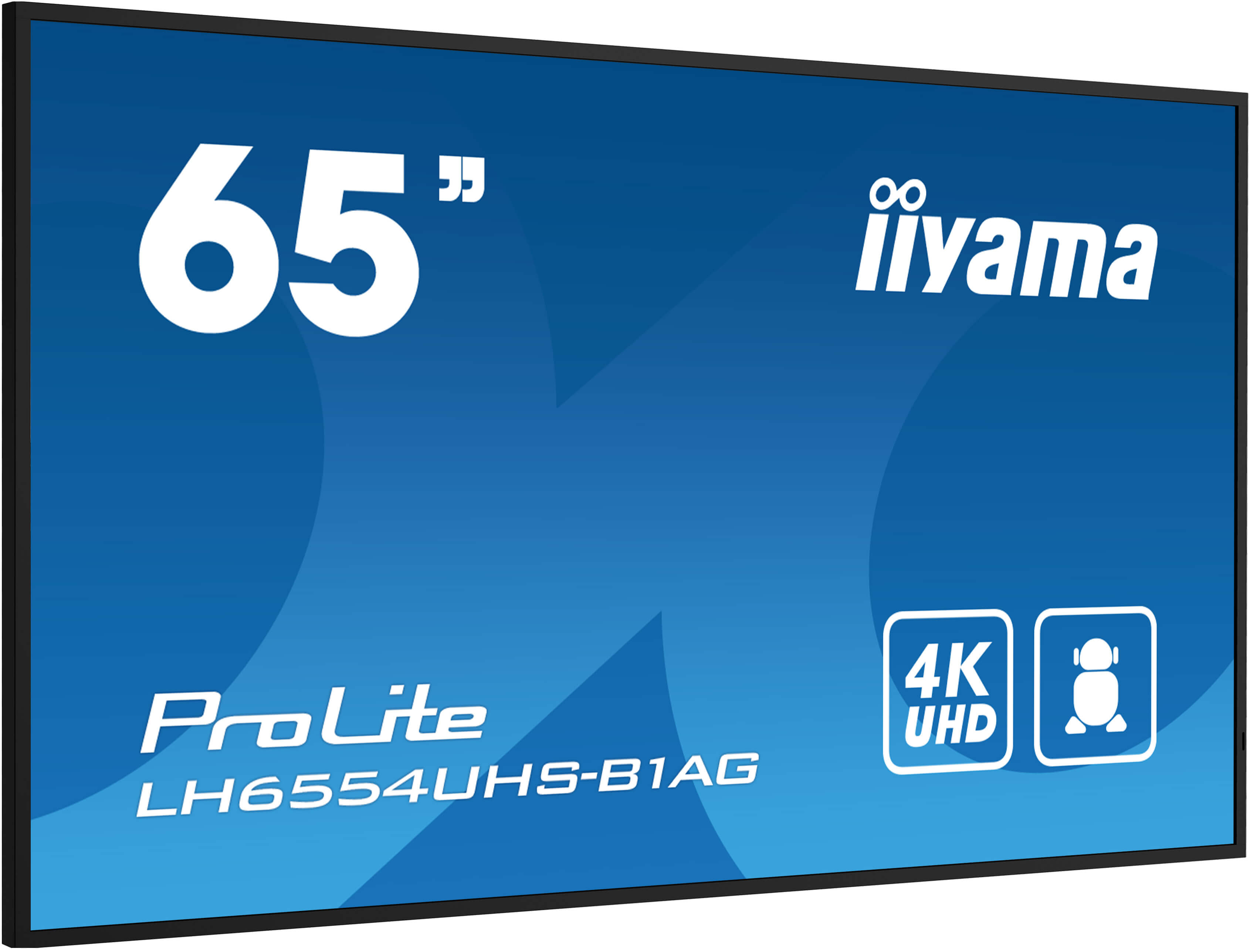   Moniteurs grand format   Moniteur 65 IPS Led 4K UHD HP VGA/DVI/HDMI/DP LH6554UHS-B1AG