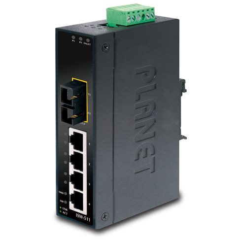   Switch   Switch indus IP30 4 100Mbits + 1 FX 15km compact ISW-511S15