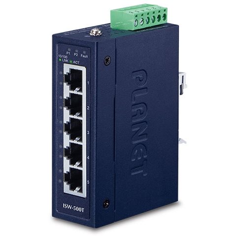   Switch   Switch indus compact 5 ports 100Mbits -40/75 ISW-500T