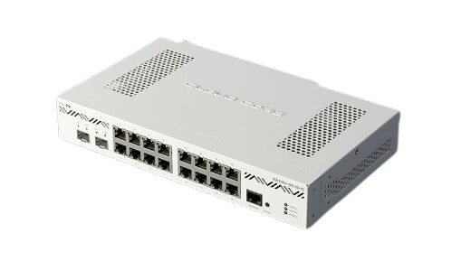   Routeurs  pro   Routeur Cloud 16 ports Giga + 2 SFP+ sans ventil. CCR2004-16G-2S+PC