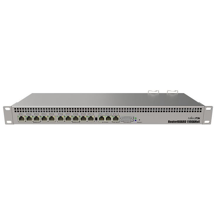 Routeur 13 ports Giga RB1100AHx4 19 redondant PSU RB1100X4