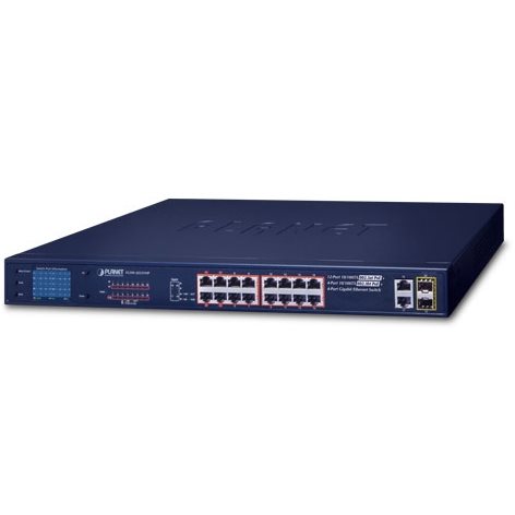   Switch   Switch 19 16 100M+2 Giga+2SFP (12 PoE at + 4 bt) FGSW-2022VHP