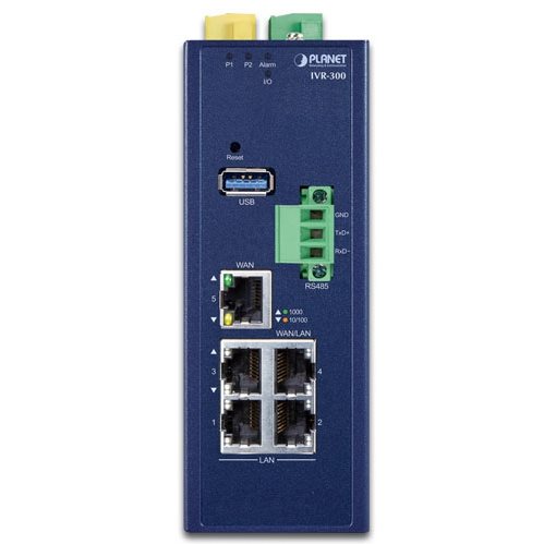 Routeur indus VPN 5 ports Giga -40/75C IVR-300