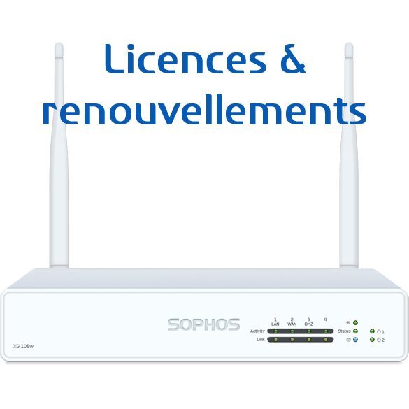  XG / XGS FireWall Licences pour Firewall Sophos XG 105