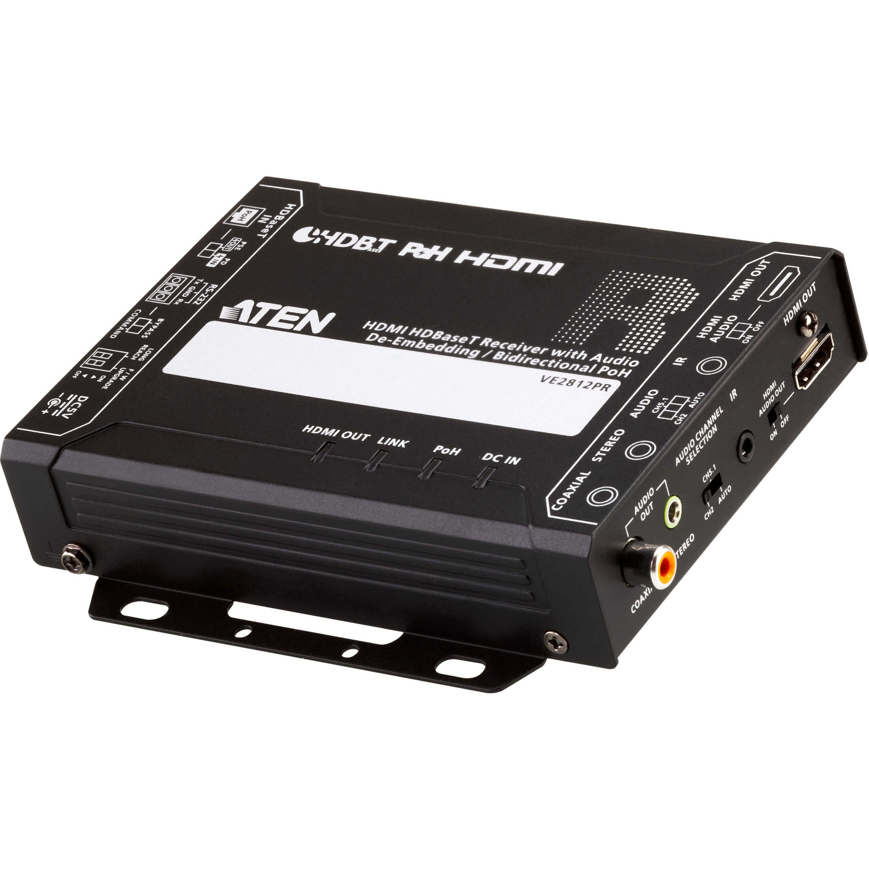   Dport vido   HDMI 4K HDBaseT Receiver 100m Audio PoH IR RS-232 VE2812PR-AT-G