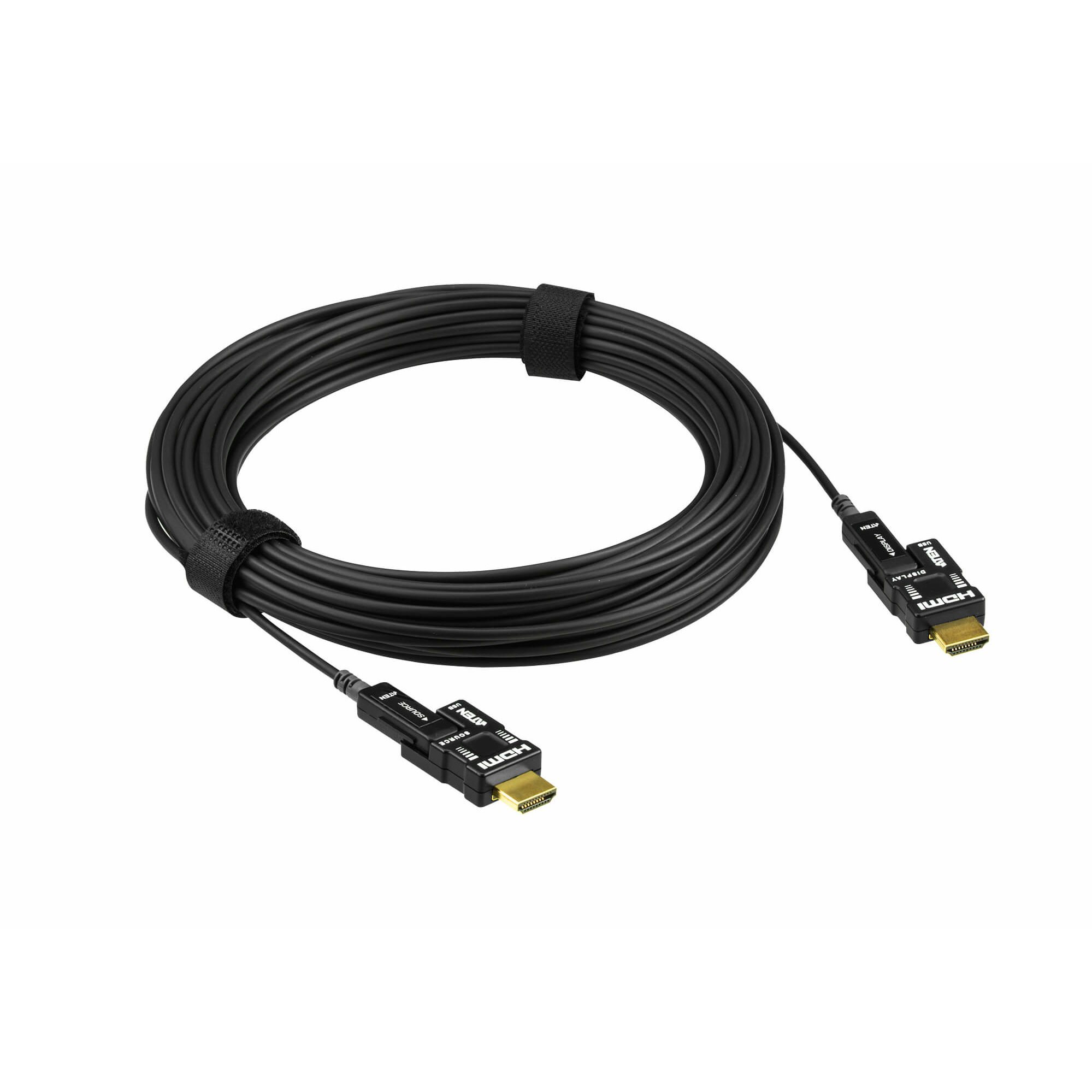   Déport vidéo   Câble HDMI actif 4K 30m sur fibre optique VE7833-AT