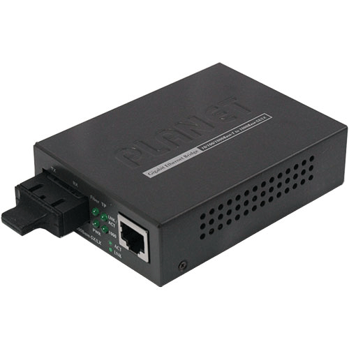  Convertisseurs de mdia   Transceiver Gigabit 100/1000Base-Tx / 1000Base-LX GT-802S